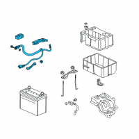 OEM 2013 Acura TL Cable Assembly, Starter Diagram - 32410-TK5-A11