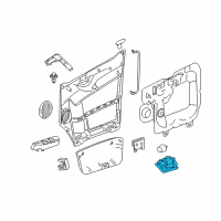 OEM 2007 Dodge Sprinter 2500 Lamp-Courtesy Diagram - 68017601AA