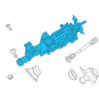 OEM 2013 Nissan Altima Column-Steering Tilt Diagram - 48810-JA06C