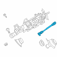 OEM 2008 Nissan Altima Joint Assembly-Steering, Lower Diagram - 48080-JA000