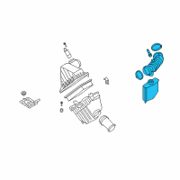 OEM 2005 Ford Freestyle Air Hose Diagram - 5F9Z-9B659-AA