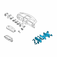 OEM Kia Sedona Control Assembly-Heater Diagram - 1K52Y61190A