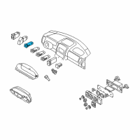 OEM 2002 Kia Sedona Switch-Rear DEFROSTER Diagram - 0K53A66460