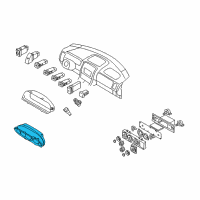 OEM 2005 Kia Sedona Meter Set Diagram - 0K52Y5543XA