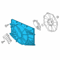 OEM Honda Civic Shroud Complete Diagram - 19015-5AA-A01