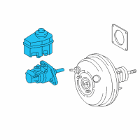 OEM 2008 Toyota Tacoma Master Cylinder Diagram - 47028-04030