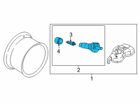 OEM Nissan Tpms Tire Pressure Monitoring Sensor Diagram - 40770-4CB0A