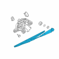 OEM Ram ARM/BLADE-Rear WIPER Diagram - 68266097AA