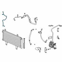 OEM 2021 Honda Accord Pipe, Receiver Diagram - 80341-TVA-A01