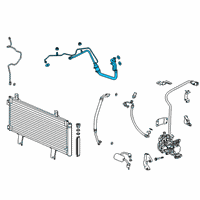 OEM 2020 Honda Accord Exchanger, Heat Diagram - 80331-TWA-A01