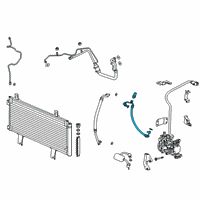 OEM 2020 Honda Accord Hose, Discharge Diagram - 80315-TWA-A01