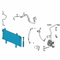 OEM 2018 Honda Accord Condenser Assy. Diagram - 80100-TWA-A01