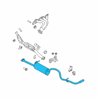 OEM 2009 Ford Ranger Muffler & Pipe Diagram - 7L5Z-5230-B