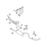 OEM 2005 Mercury Mountaineer Converter Stud Diagram - -W705444-S900
