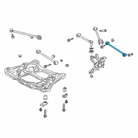 OEM Acura Arm, Rear Control Diagram - 52360-SEP-A01