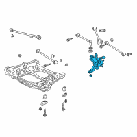 OEM Acura Knuckle, Left Rear Diagram - 52215-SEP-A10