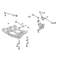 OEM 1992 Acura Vigor Nut, Rear Arm (10Mm) Diagram - 90216-SE0-305