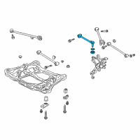 OEM 2004 Acura TL Arm Assembly, Rear (Upper) Diagram - 52390-SEP-A03