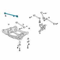 OEM Acura TL Arm, Right Rear Trailing Diagram - 52370-SEP-A02
