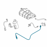 OEM 2016 Hyundai Sonata Sensor Assembly-Oxygen, Rear Diagram - 39210-2GBA0