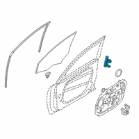 OEM 2020 Kia Cadenza Channel Assembly-Front Door Diagram - 82550F6000