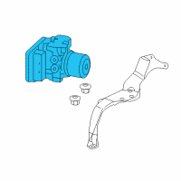 OEM 2008 Acura RL Modulator Assembly, Vsa Diagram - 57110-SJA-A03