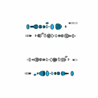 OEM Chevrolet Aveo Outer Joint Assembly Diagram - 96391551