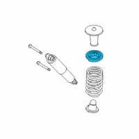 OEM Ford Transit Connect Upper Pad Diagram - KV6Z-5586-C