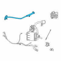 OEM 2001 Chrysler Sebring EGR Tube Diagram - 4591431AA