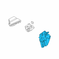 OEM 2006 Cadillac STS Fuse Box Diagram - 25738787