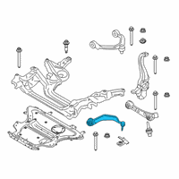 OEM 2021 BMW 840i xDrive Gran Coupe LEFT TENSION STRUT WITH RUBB Diagram - 31-10-6-886-911