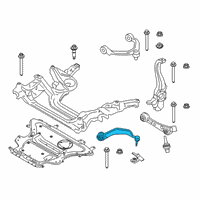 OEM BMW M850i xDrive Gran Coupe LEFT TENSION STRUT WITH RUBB Diagram - 31-10-6-886-911