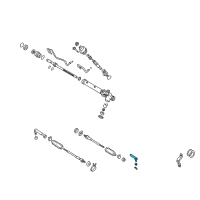 OEM Infiniti QX4 Drag Link Repair Kit Diagram - 485200W026