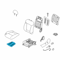 OEM Kia Forte Heater-Front Seat Cushion Diagram - 881901M100