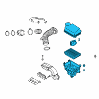 OEM Hyundai Veloster Cleaner Assembly-Air Diagram - 28110-J3800