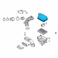 OEM 2020 Hyundai Veloster Cover-Air Cleaner Diagram - 28111-M6800