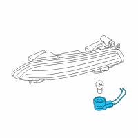 OEM 2005 BMW 645Ci Bulb Socket Flasher Tail Light Diagram - 63-21-6-942-453