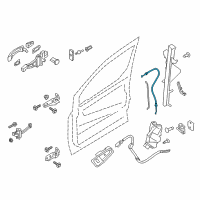OEM 2022 Ford Transit Connect Release Cable Diagram - DT1Z-61221A00-B