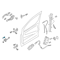 OEM 2012 Ford Focus Door Check Bolt Diagram - -W715222-S442