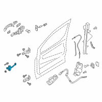 OEM 2018 Ford Transit Connect Door Check Diagram - DT1Z-6123500-B