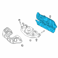 OEM 2015 Jeep Renegade Gasket-Exhaust Manifold Diagram - 52022302AD