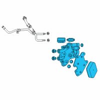 OEM 2014 Chevrolet SS Cooler Asm-Engine Oil Diagram - 92246966