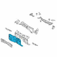 OEM 2011 Lexus GS450h Panel Sub-Assy, Dash Diagram - 55101-30B10