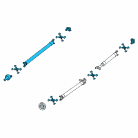 OEM Ram 3500 Shaft-Drive Diagram - 5146485AB