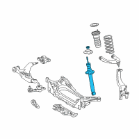 OEM 2013 Lexus IS250 Absorber Assy, Shock, Front RH Diagram - 48510-80492