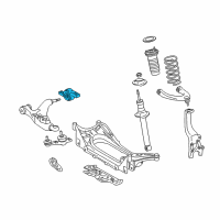 OEM 2021 Lexus IS350 Bracket Sub-Assembly, Lower Arm Diagram - 48076-30040