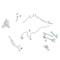 OEM 2012 Infiniti EX35 Link Assy-Connecting, No 1 Diagram - 28841-1BA0A