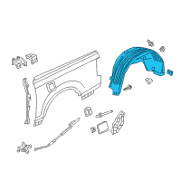 OEM 2022 Honda Ridgeline Actuator Assy., Fuel Lid Diagram - 74100-T6Z-A01