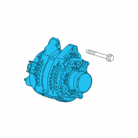 OEM 2021 Chevrolet Camaro Alternator Diagram - 13529303