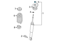 OEM Nissan Sentra Nut Diagram - 01223-A0111